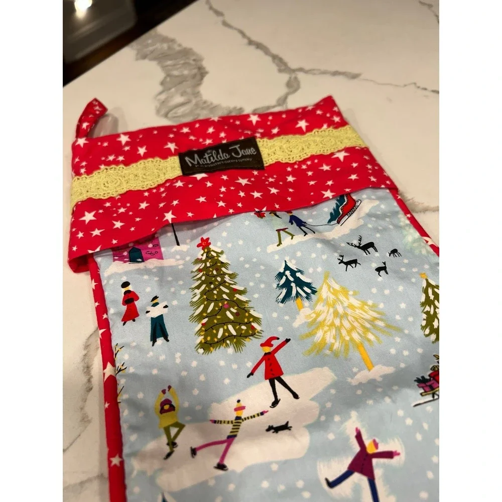Matilda Jane Christmas Quilted Stocking‎ nwot